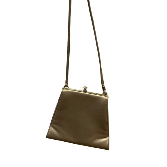 VINTAGE gold cross body purse cabrelli - Picture 1 of 7
